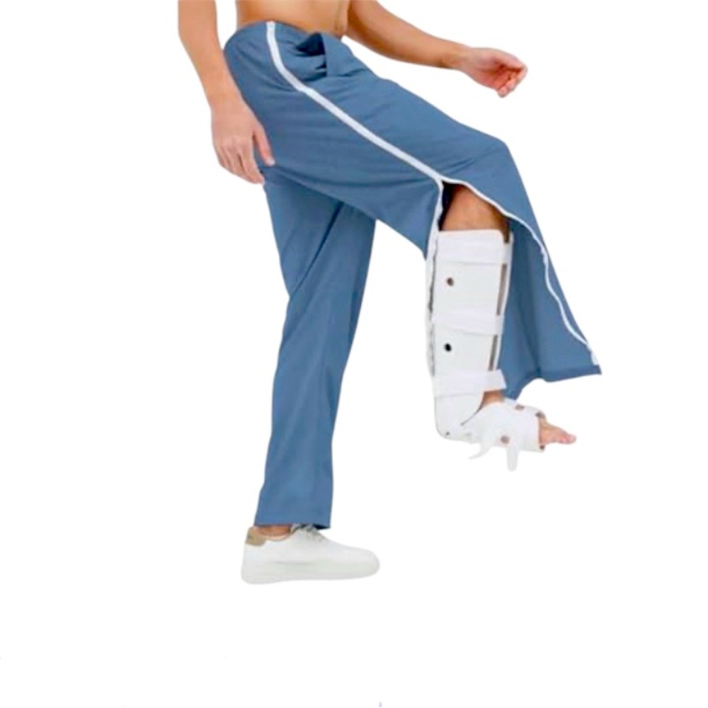 MEUPONC Tearaway post surgery cast  track pants men’s size medium